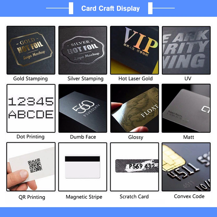 Customized Samrt Card RFID Card 13.56MHz MIFARE (R) Classic 1K Plastic Card Business Card