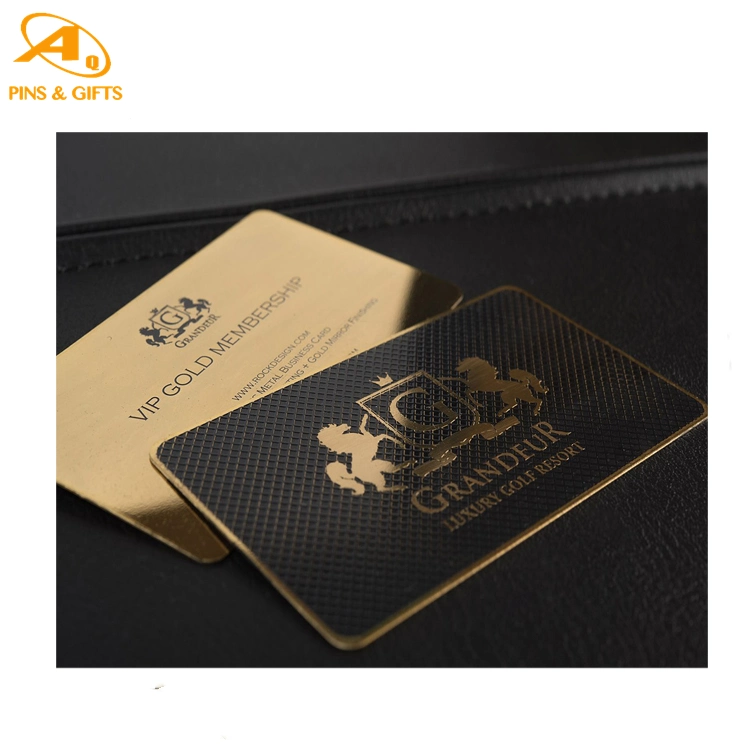 Stainless Steel Membership Loyalty Metal Embossing Business VIP Membership Hotel Key PVC Plastic Card