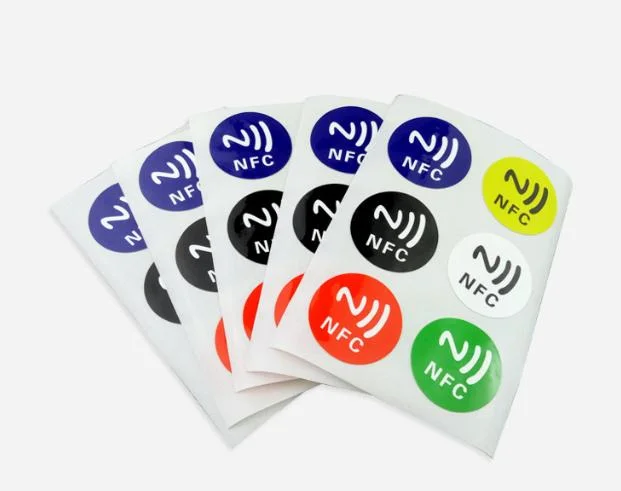 Customized RFID NFC Tag Adhesive ISO 14443A 13.56MHz Sticker for Access Control