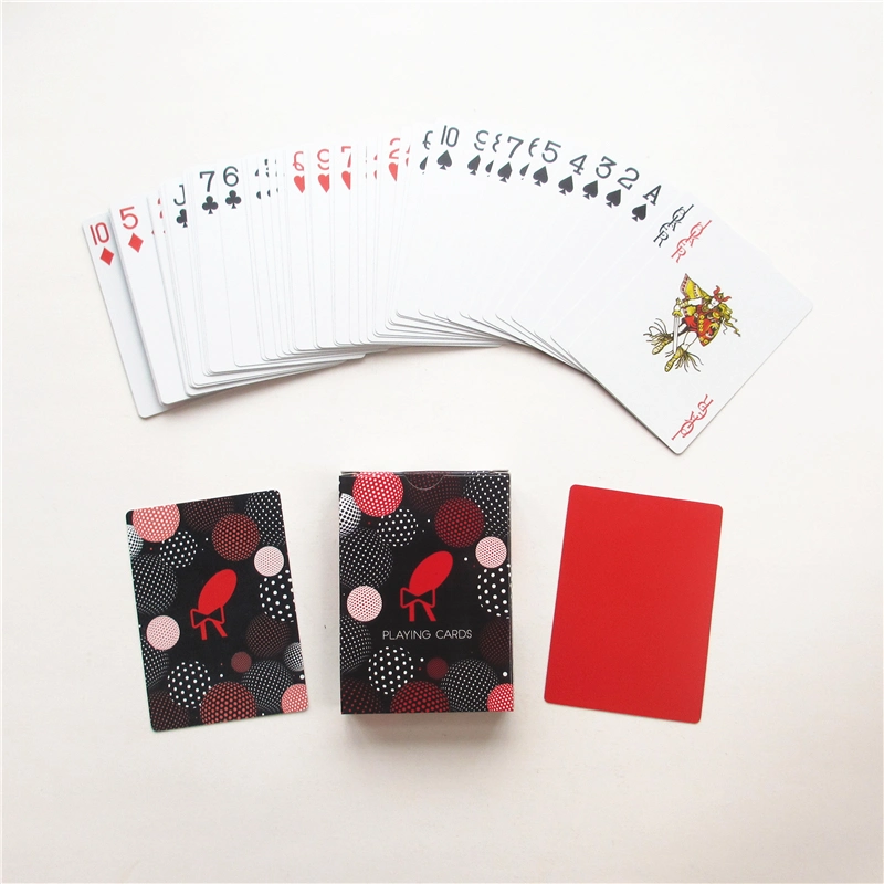 Customized Logo Printing Waterproof Plastic Magic PVC Paper Playing Card