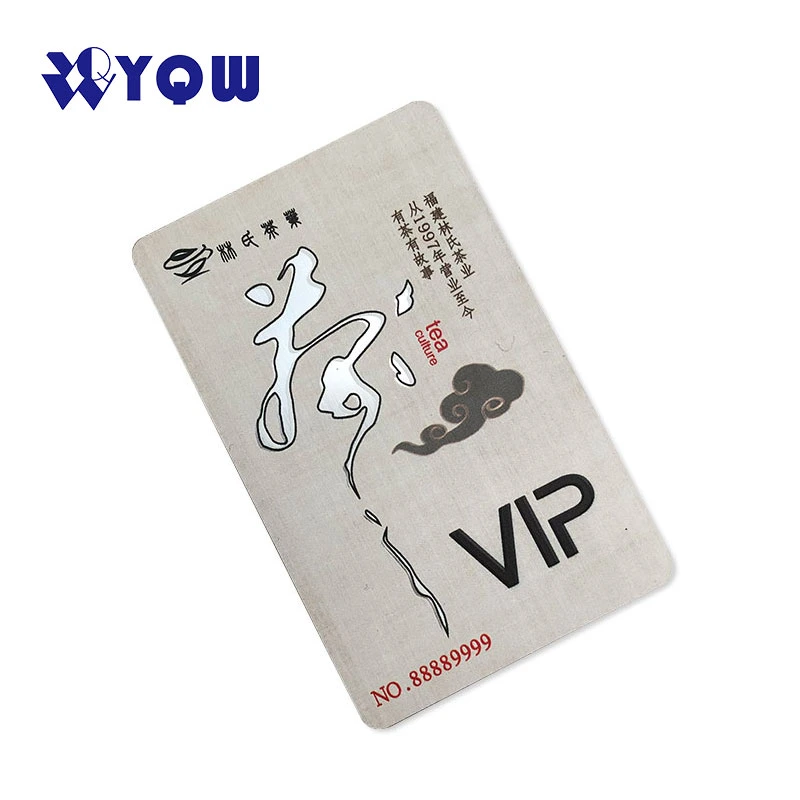 Customized Standard Size Cr80 PVC PETG Material Gift Card Contactless Chip PVC Card IC Smart Card Credit Card Bank Card NFC RFID Card