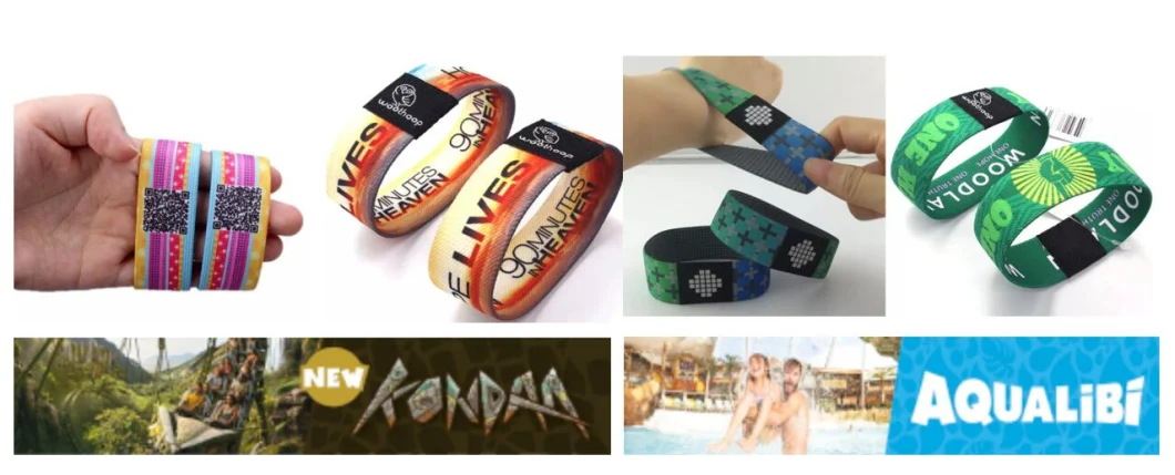 Reusable Stretch RFID Elastic Wristband NFC Ntag213 Elastic Wristband