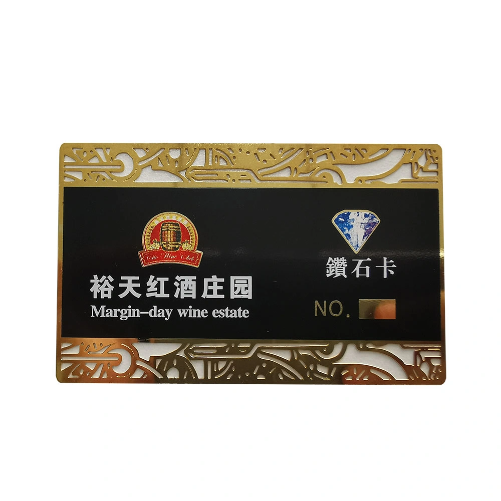 Manufacture Custom Stainless Steel Store Guest Metal Cards