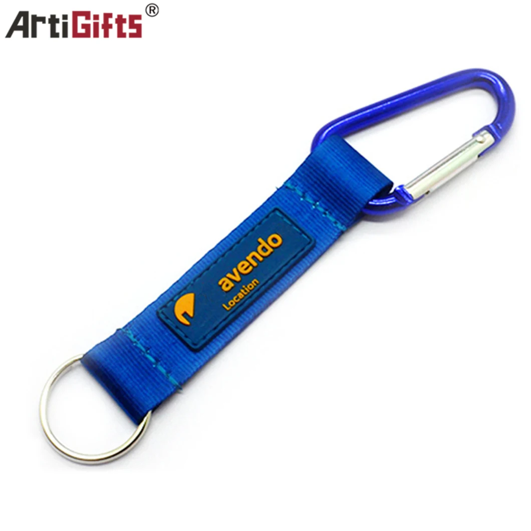 Custom Carabiner Short Neck Strap Lanyard Metal Hook