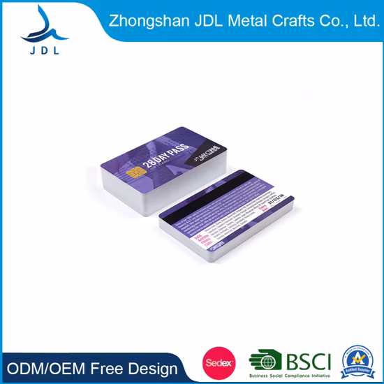 맞춤형 플라스틱 RFID ID 카드, PVC 명함, 스마트 IC 키 카드